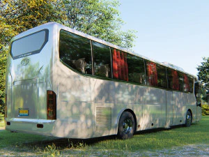 hyundai universe xpress noble bus 2007 3D Model