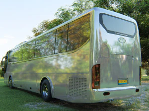 hyundai universe xpress noble bus 2007 3D Model