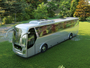 hyundai universe xpress noble bus 2007 3D Model