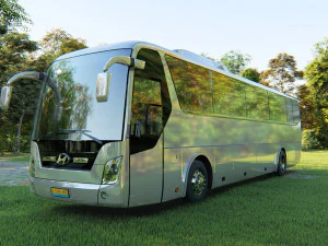 hyundai universe xpress noble bus 2007 3D Model