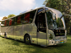 hyundai universe xpress noble bus 2007 3D Model
