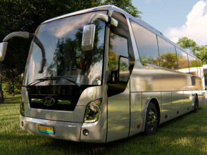 hyundai universe xpress noble bus 2007 3D Model