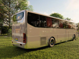 hyundai universe xpress noble bus 2007 3D Model