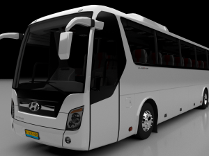 hyundai universe xpress noble bus 2007 3D Model