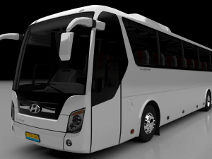 hyundai universe xpress noble bus 2007 3D Model
