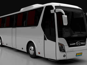 hyundai universe xpress noble bus 2007 3D Model