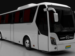 hyundai universe xpress noble bus 2007 3D Model