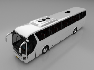 hyundai universe xpress noble bus 2007 3D Model