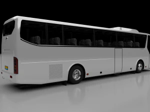 hyundai universe xpress noble bus 2007 3D Model