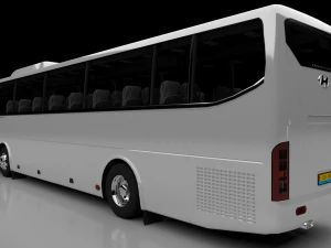 hyundai universe xpress noble bus 2007 3D Model