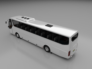 hyundai universe xpress noble bus 2007 3D Model