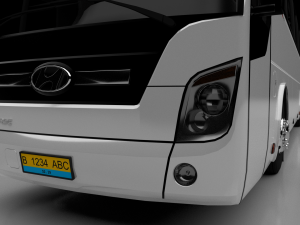 hyundai universe xpress noble bus 2007 3D Model