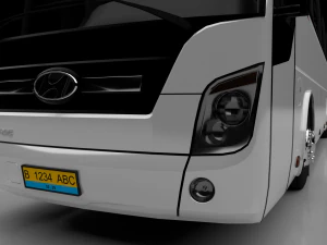 hyundai universe xpress noble bus 2007 3D Model