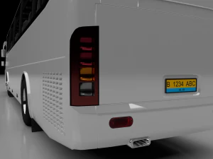 hyundai universe xpress noble bus 2007 3D Model