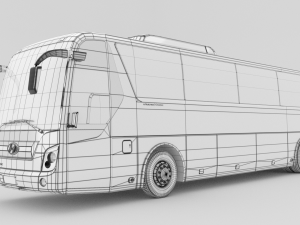 hyundai universe xpress noble bus 2007 3D Model