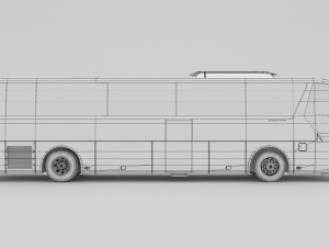 hyundai universe xpress noble bus 2007 3D Model