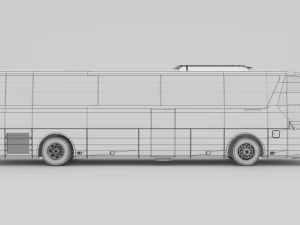 hyundai universe xpress noble bus 2007 3D Model