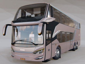 laksana legacy sr double double decker Modelo 3D