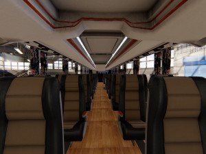 laksana legacy sr double double decker 3D Model