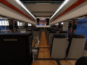 laksana legacy sr double double decker 3D Model