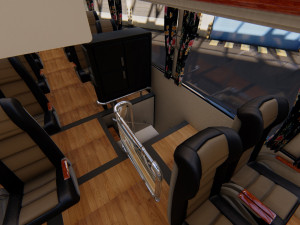 laksana legacy sr double double decker 3D Model