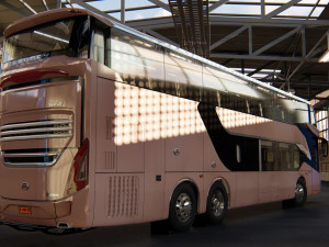laksana legacy sr double double decker 3D Model