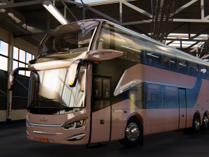 laksana legacy sr double double decker 3D Model