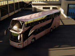 laksana legacy sr double double decker 3D Model