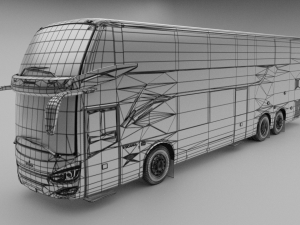 laksana legacy sr double double decker 3D Model
