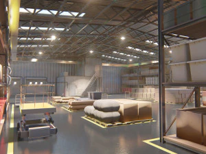 Warehouse 3D Model