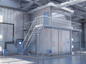 warehouse 3D Modell