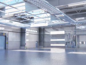 warehouse 3D Modell