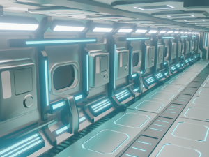 sci-fi interior 3D Модель