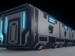 interni fantascientifici Modello 3D