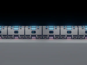 interni fantascientifici Modello 3D