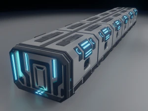 interni fantascientifici Modello 3D