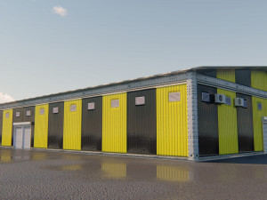 warehouse Modello 3D