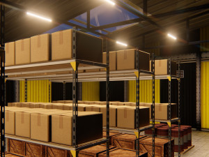 warehouse Modello 3D