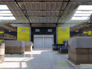 warehouse Modello 3D