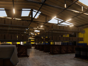 warehouse Modello 3D