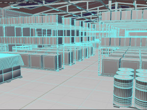 warehouse Modello 3D