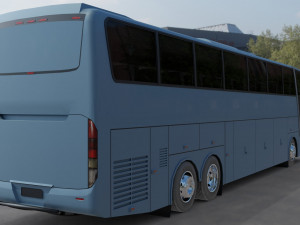 busscar jum buss 400p 3D Model