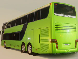 bus setra topclass s 431 dt 3D Model
