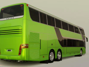 bus setra topclass s 431 dt 3D Model