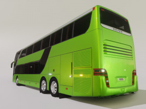 bus setra topclass s 431 dt 3D 模型
