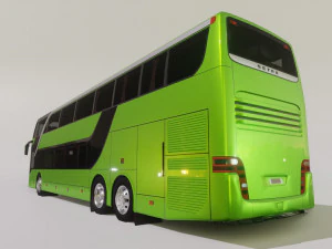 bus setra topclass s 431 dt 3D Model