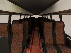 bus setra topclass s 431 dt 3D Model