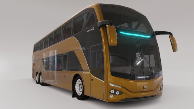busscar busstar dd 3D 模型 .c4d .max .obj .3ds .fbx .stl .blend 