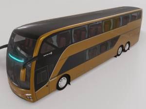 busscar busstar dd 3D 模型