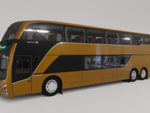 busscar busstar dd 3D 模型